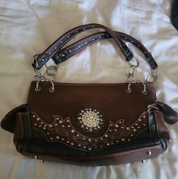 Rustic couture's western rhinestone bag/purse new without tags - Picture 2 of 10